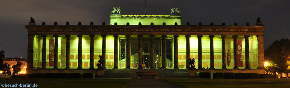 Bild: Nachtaufnahme Altes Museum, Old Museum by Night