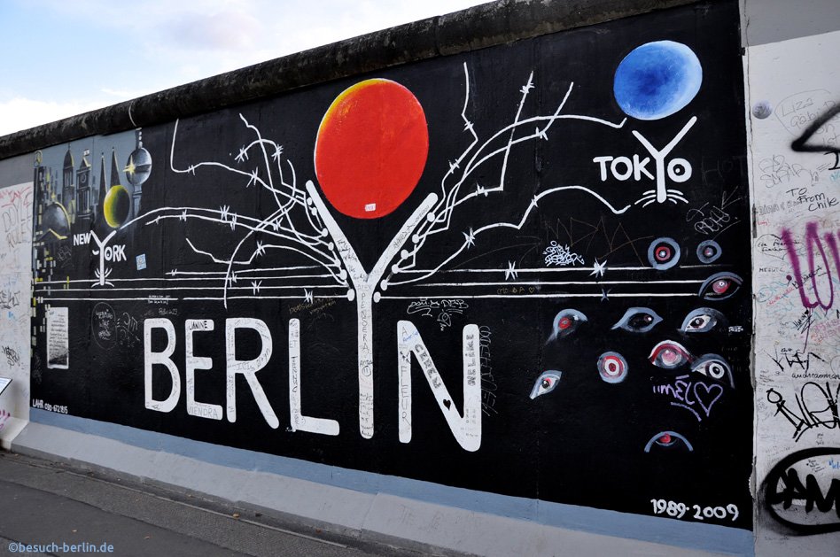 Bild: East Side Gallery, New York Berlin Tokyo