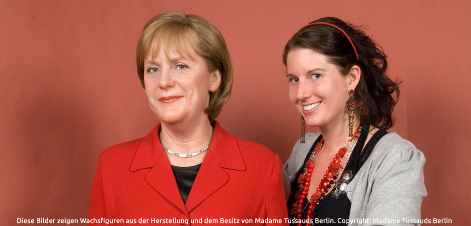 Bild: Angela Merkel - Diese Bilder zeigen Wachsfiguren aus der Herstellung und dem Besitz von Madame Tussauds Berlin. Copyright: Madame Tussauds Berlin