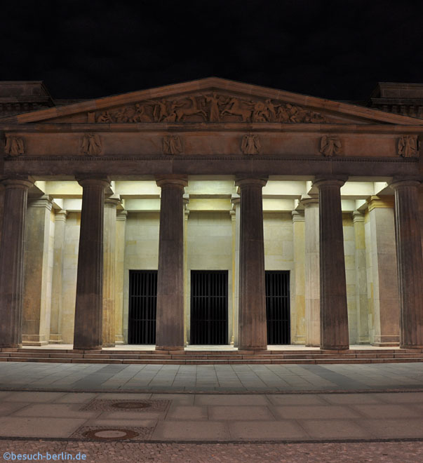 Bild: Schinkels Neue Wache bei Nacht, Neue Wache (New Guard House) by Night