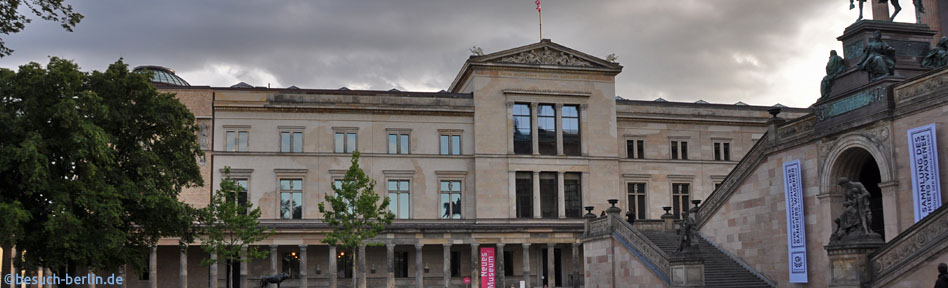 Bild: Neues Museum mit dem Alten Nationalgalerie rechts, Neues Museum beside Old National Galerie